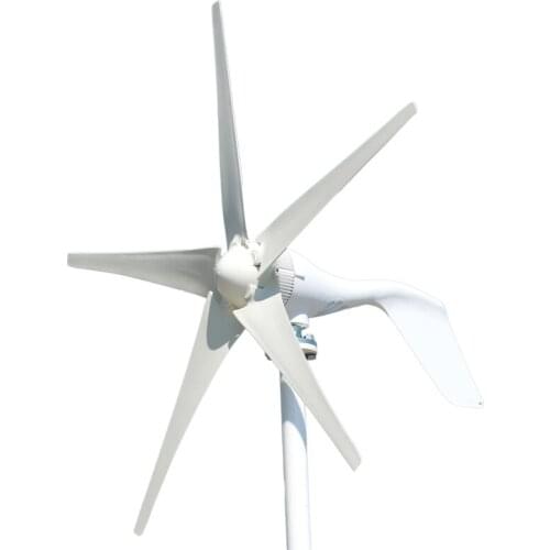 FLTXNY Wind Turbines Generator for Home 400W 12V 24V 3 Phase AC Horizontal Small Windmill for Streetlight