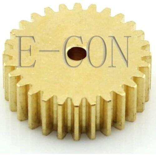 0.5M28T 2mm Bore 28 Teeth Width 5mm Module 0.5 Motor Metal Spur Gear
