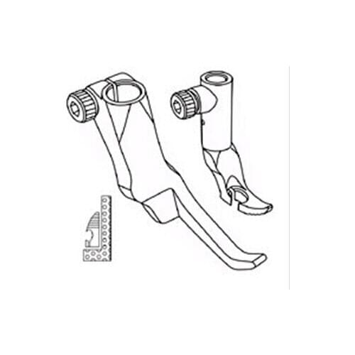 1 pair(2 pieces) Industrial Sewing Machine foot for DURKOPP 867 Sewing Machine