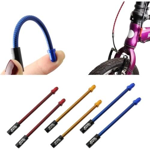 2pcs Flexible Bike V Brake Noodle Caliper Elbow Inner Tube MTB Mountain Rode Bike Brake Parts