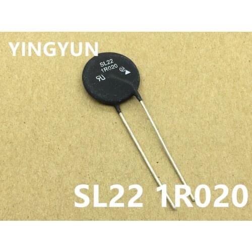 5PCS/ lot SL22 1R020-B SL22-1R020 22mm 1ohms 20A Thermistor New original