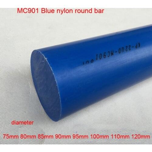 75mm 80mm 85mm 90mm 95mm 100mm 110mm 120mm diameter MC901 stick mc pa NYLON ROD KP Blue nylon round bar