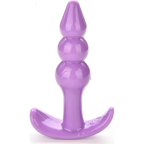 G Spot Anal Plugs Adult Sex Toys Sex Products Butt Plug for Men Women Anal Bead Plug Jelly Toys