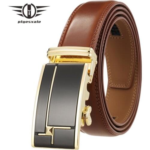 Designer Belts Men High Quality Casual Cowboy Belts for Jeans Alloy Automatic Buckle Genuine Leather Luxury Straps Male B324