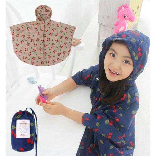Japan Children And Adults Rain Coat Poncho Women Fashion Cute Raincoats Kids Waterproof Raincoat Poncho For Child