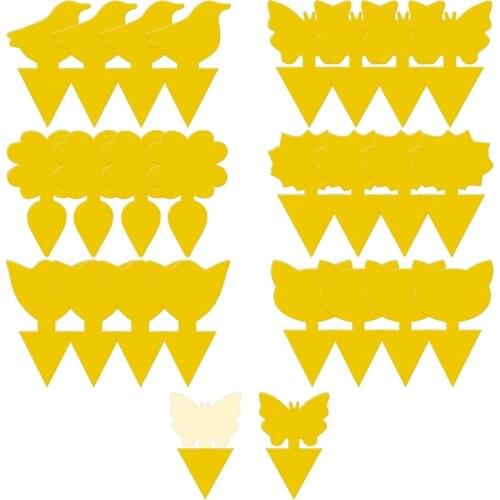 Hot YO-24 Pcs of Yellow Sticky Mousetraps, Suitable for Indoor and Outdoor Natural Pest Control, Fruit Fly Traps for Plants