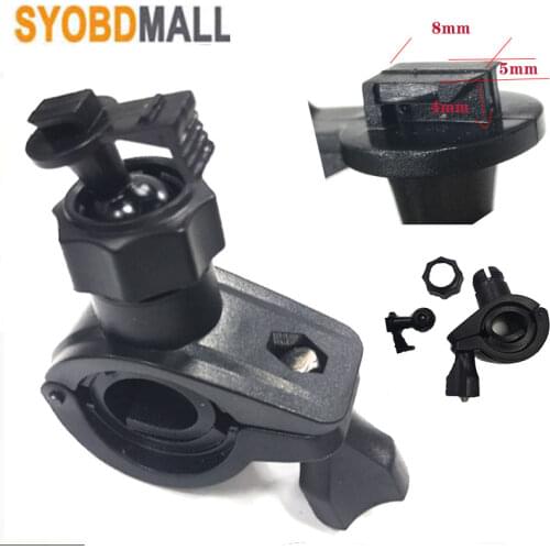360 Degree Rotation Car Driving Recorder Bracket Buckle Rearview Mirror DVR O-type Bracket Motorcycle Bike Handlebar GPS Holder