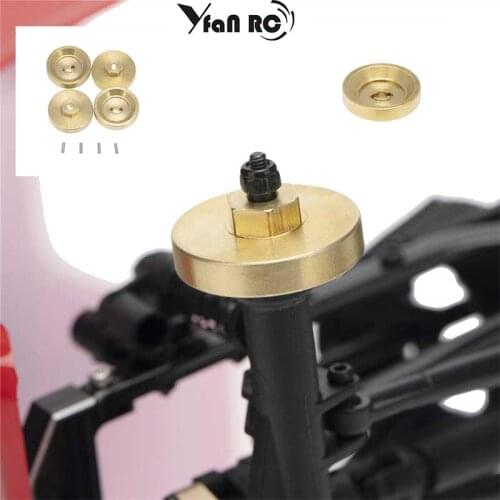 4mm Wheel Weights Brass Counterweight Coupler for 1/24 Axial SCX24 90081 RC Model Car Wheel Weights Upgrade Spare Parts