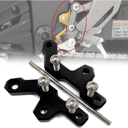 NINJA Motorbike Adjustable Rearsets Foot Pegs Mounting Bracket Base For Kawasaki 17-ON Ninja250 Ninja300 ninja400 Z250 Z300 Z400