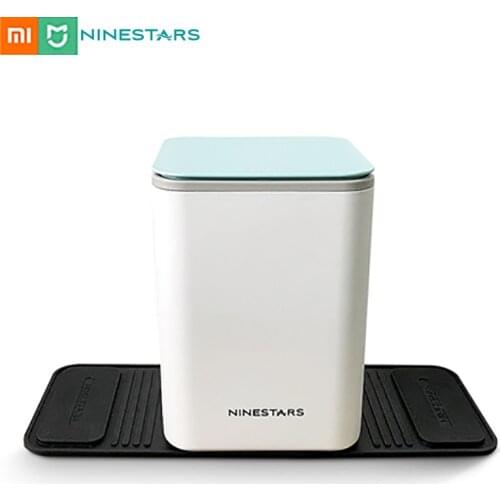 NINESTARS Car Trash Garbage Can Auto Trash Dust Case Holder Bin box Car-styling Auto Door Seat Back Visor Trash Bin From XMyoupi