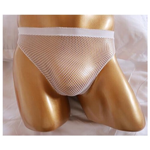 Man White G-Strings Mesh Panties Red Sexy Briefs Male Fishnet Thongs Lingerie Funny Men Gay Sissy Underwear Exotic Sexy Clothes