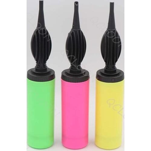 1 PCS Balloon pump Mini Plastic Hand Held Ball Party Balloon Inflator Air Pump Portable Useful Balloon Decoration Tools