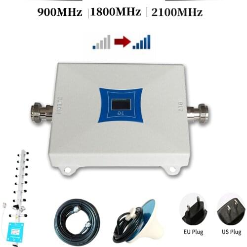 New HotDeal!!4G Cellular Amplifier 1800 2100 Mhz CellPhone Cellular Repeater DCS WCDMA 2g3g4g Mobile Signal Booster
