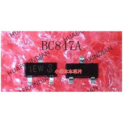 New original BC847A BC847ALT1G :1EW IEW SOT23-3 High Quality