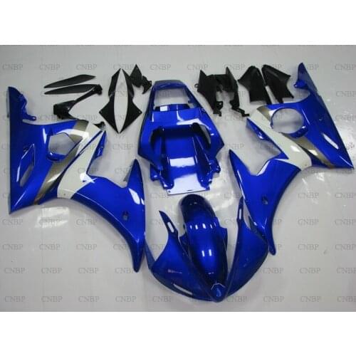 For YAMAHA YZFR6 2003 - 2005 Motorcycle Fairing YZFR6 03 05 Body Kits for YAMAHA YZFR6 03 05 Blue White Fairing