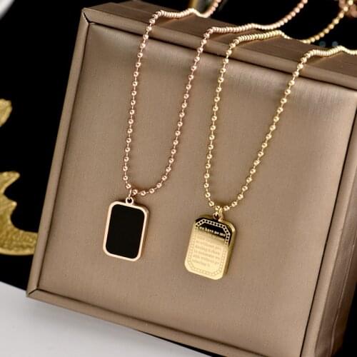 Titanium With 18 K Gold Geo Beaded Chains Necklace Women Stainless Steel Jewelry Designer T Show Runway Gown Rare INS Japan