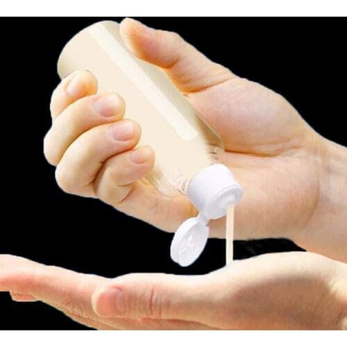 10Pcs 10ml 30ml 50ml 60ml 100ml Plastic Bottles for Travel Cosmetic Lotion Liquid Cream Container Flip Cap