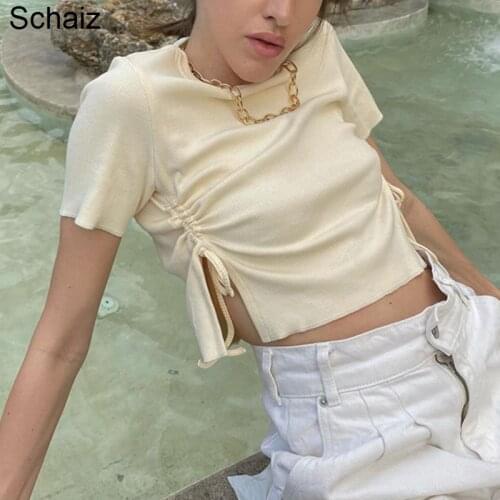 Женские укороченные футболки PYGH China At AliExpress