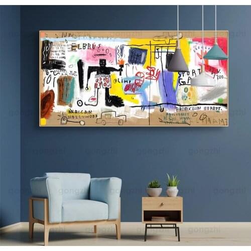 Nordic Abstract Graffiti Street Art Canvas Painting Weird Pattern Wall Poster Modern Home Living Room Decoration Picture Mural