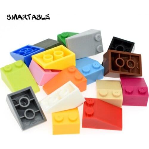 Smartable Slope 33° 2x3 Building Blocks MOC Parts Toys For Kids Creative Big House Compatible Major Brands City 3298 50pcs/lot