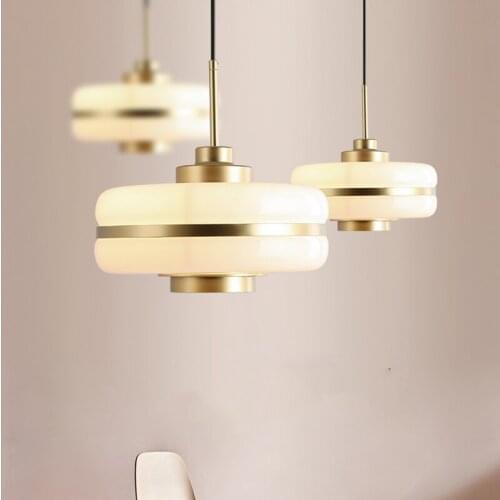 Modern Gold Pendant Light Nordic Designer Glass Hanglamp For Bedroom Dining Room Loft Decor Luminaire Suspension Light Fixtures