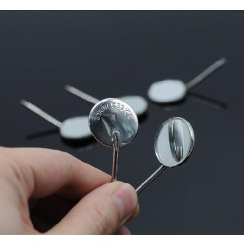 Dental Equipment Mirror Plain Oral Care 22mm Surgical Instruments Replace Tools For Dentist Lab