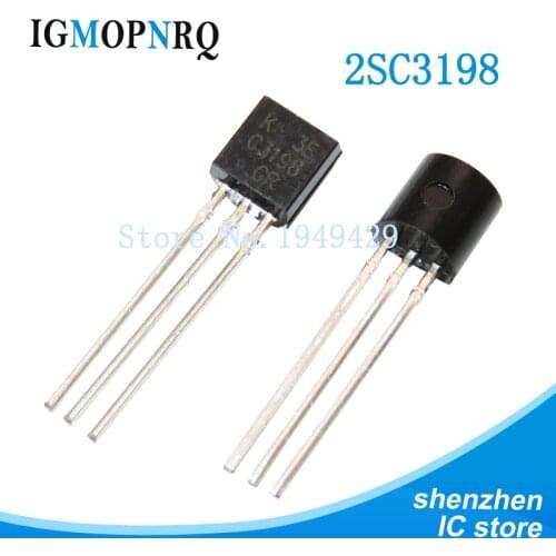 100PCS 2SC3198 TO-92 C3198 C3198GR TO92 NPN Triode Transistor IC