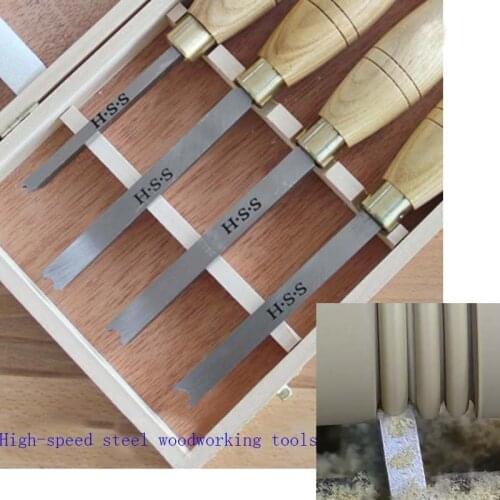 High-speed steel tools for carving wood, woodworking lathe ring knife,DIY lathe wood carving chisels