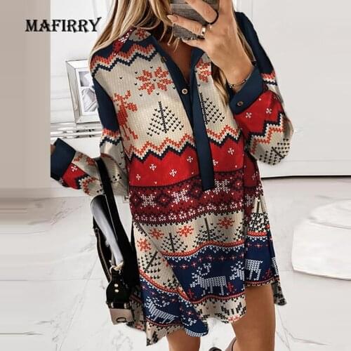 Female Vintage Streetwear Maxi Dress Long Sleeve V Neck Patchwork Print Dress Elegant Women Spring Autumn Casual Loose Dresses
