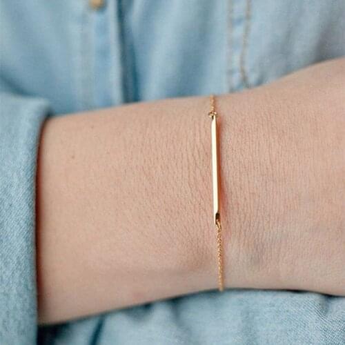 Classic 1 pcs Bangle Bracelet Jewelry Gift Bracelet Simple Stainless Steel Hand Chain Women Fashion Party Jewelry Accessories