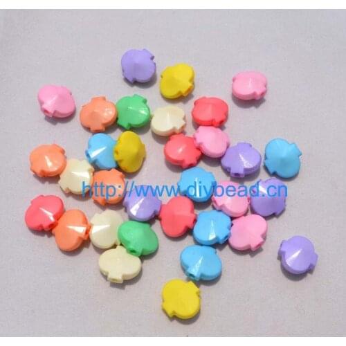 100 pcs/lot DIY Ncklace Accessory,Light Color Acrylic Beads,14*12MM Lantern Shape Mix Color jewelry Findings