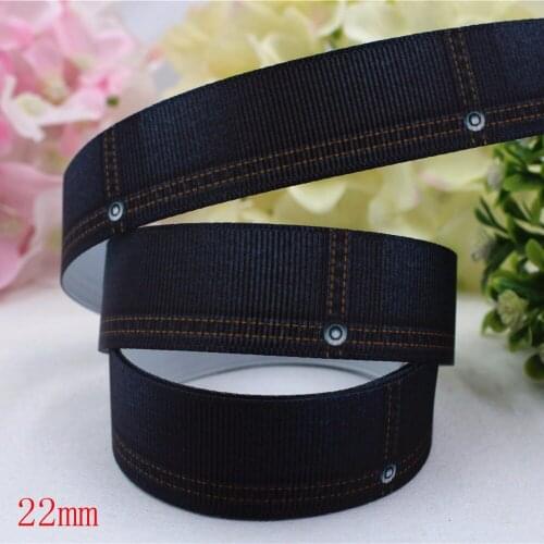 165718,(7/8")22mm 10yard/lot dotted line Ribbons Thermal transfer Printed grosgrain Wedding Accessories DIY handmade material