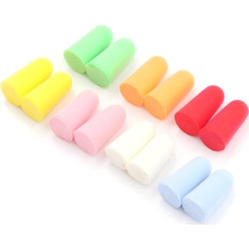 20Pcs (10 Pair) Sleep Soundproof Earplugs Workplace Safety Supplies A Lot Foam Anti Noise Ear Plugs Ear Protectors