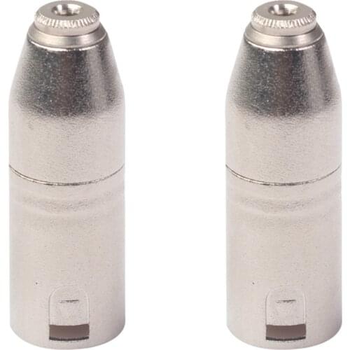 3.5MM Female to Big Three-Core Balanced XLR Male Audio Adapter for Mixer, Camera, Microphone, Audio Equipment