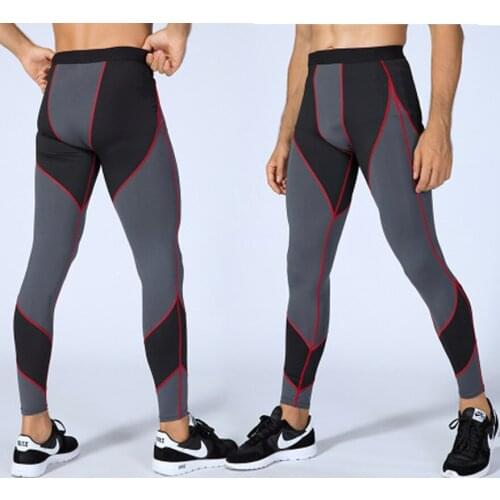 Running Trousers Compression Pants Gym Legging Sport Training Pants Tight Trousers Men Sportswear Jogging Pants Elastic Pants