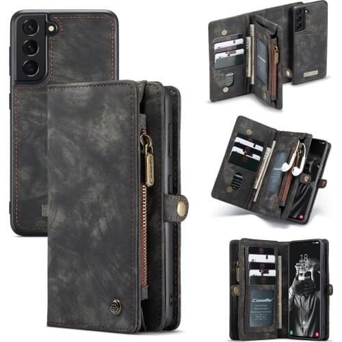 Luxury Card Wallet PU Leather Flip Coque Case For Samsung Galaxy S21 FE S21FE 5G 6.41 Inch Cover Magnetic TPU Fundas Shell