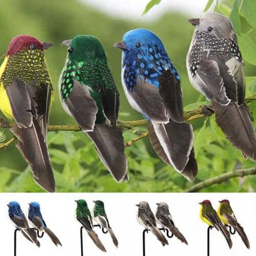 1pc Fake Craft Birds Artificial Foam Feathers Mini Bird,Decoration Mariage Table,Birthday Party Decorations Kids,Wedding