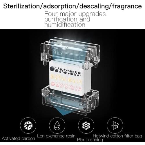 Humidifier water purification box water tank dedicated general silver ion water purification box
