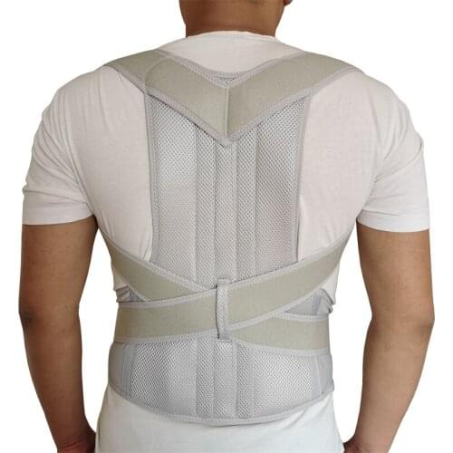 Women Men Back Posture Corrector Adjustable Belt Support Invisible Upper Clavicle Straightener Correction