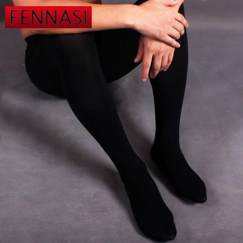 FENNASI Men Trousers Autumn And Winter Sports Running Leggings High Waist Compression Gym Fitness Athletic Pantyhose Tights