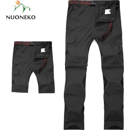 M-7XL Mens Summer Quick Dry Removable Hiking Pants Breathable Trousers Outdoor Sports Trekking Fishing Waterproof Shorts PN18