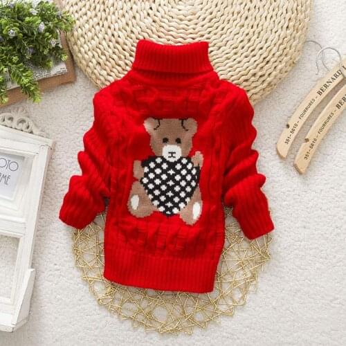 Melario Girls Fashion Sweaters 2020 New Winter Children Cartoon Pattern Sweater Kid Warm Clothing Lovely Outfit 1 8Y