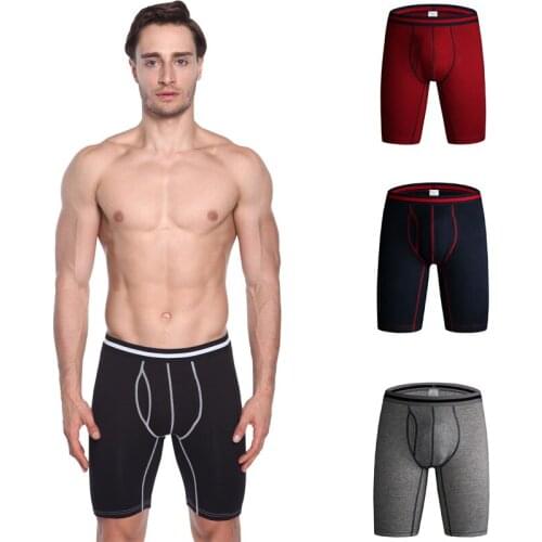 Cotton Brand Men Underwear Mens Underwear Pants Male Convex Extended Wear Cotton Pants Leg Head Spot Cuecas Boxers