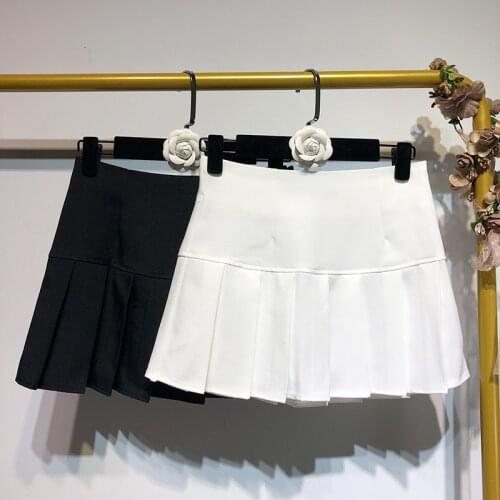 Pleated High Waist Mini Skirt Women Sexy White Micro Skirt Ladies Korean Style Summer Miniskirt Y2k Egirl Hot Skirt accessory