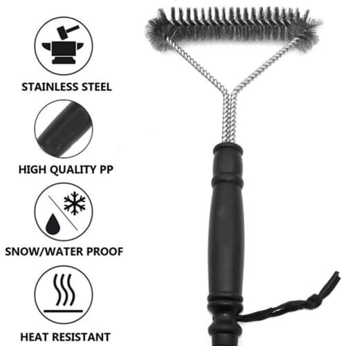 Barbecue Rack Cleaning Brush Stainless Steel Cooking Tools Barbecue Brush Grill Brush BBQ Accessories