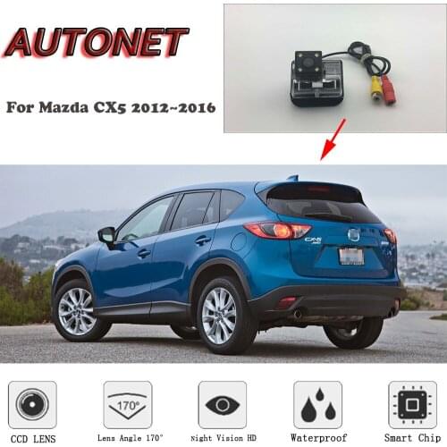 AUTONET HD Night Vision Backup Rear View camera For Mazda CX5 cx-5 2012~2016 /license plate camera