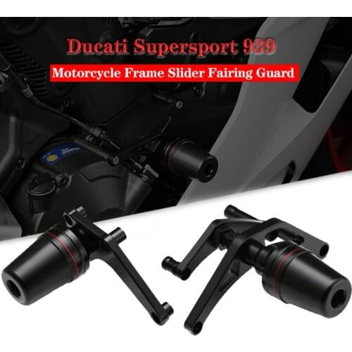 Motorcycle Frame Sliders Crash Pads Fairing Guard fit for Ducati Supersport 939 Supersport939 2017 2018 2019