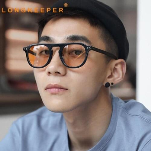 LongKeeper 2020 New Fashion Oval Sunglasses Women Men Brand Designer Vintage Small Frame Rivet Round Sun Glasses Female Shades