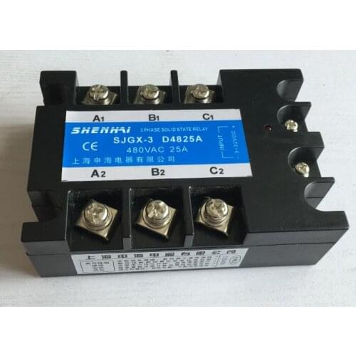 Three-phase solid state relay SJGX-3 D4825A 480VAC