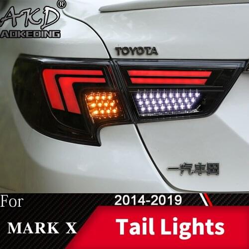 For Car Toyota mark X Reiz 2013-2017 Tail Lamp LED Fog Lights Day Running Light DRL Tuning Car Accessories Tail Lights